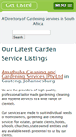 Mobile Screenshot of gardeningservices.co.za
